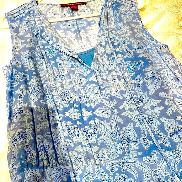 Comptoir des Cotonniers blue summer dress— perfect condition!! - Picture 2 of 3